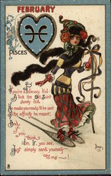 February Birthday - Young Woman in Snow Shoes February Birthday - Young Woman in Snow Shoes