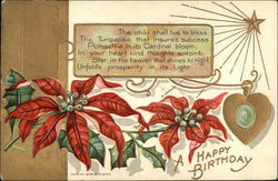 A Happy Birthday Postcard Postcard