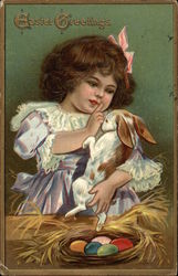 Easter Greetings Postcard