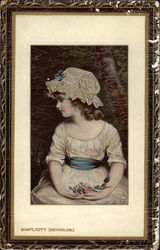 Simplicity by Sir Joshua Reynolds Art Postcard Postcard