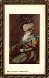 Mrs Siddons by Thomas Gainsborough Postcard