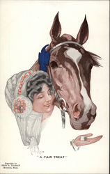 "A Fair Treat" Postcard