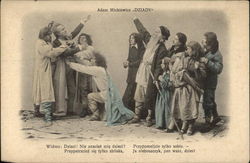Adam Mickiewicz "Dziady" Postcard