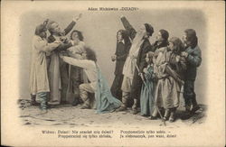 Adam Mickiewicz "Dziady" Theatre Postcard Postcard