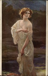 "By the Shore" Postcard