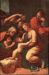 The Saint Family by Raffeelo Postcard