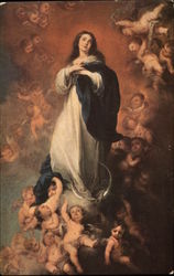The Immaculate Conception of the Virgin by B.E. Murillo Postcard