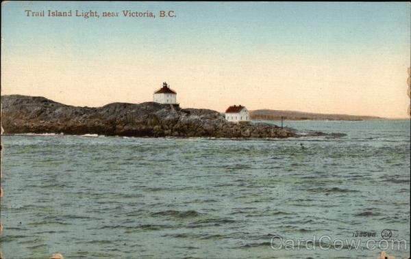 Trail Island Light Victoria BC Canada British Columbia