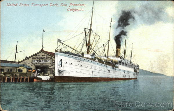 United States Transport Dock San Francisco California