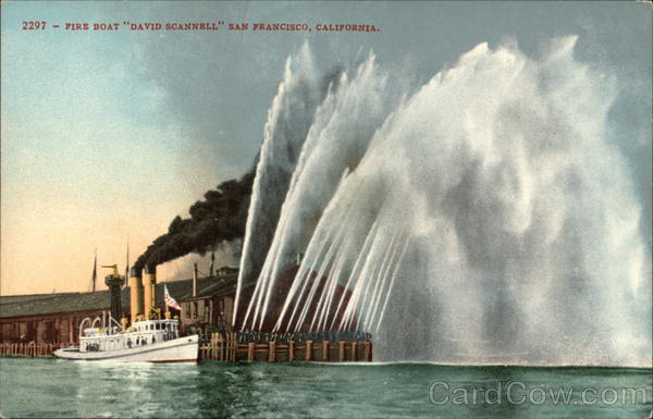 Fire Boat David Scannell San Francisco California