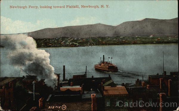 Newburgh Ferry, Looking Toward Fishkill New York