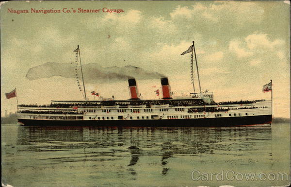 Niagara Navigation Co.'s Steamer Cayuga Steamers
