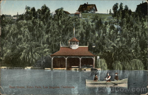 Echo Park - Boat House Los Angeles California