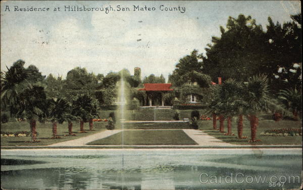 A Residence at Hillsborough, San Mateo County Massachusetts