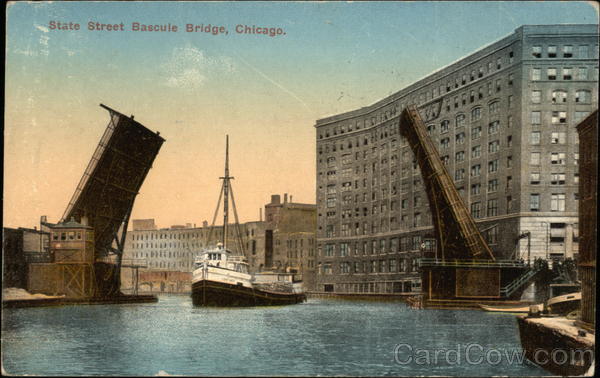 State Street Bascule Bridge Chicago Illinois