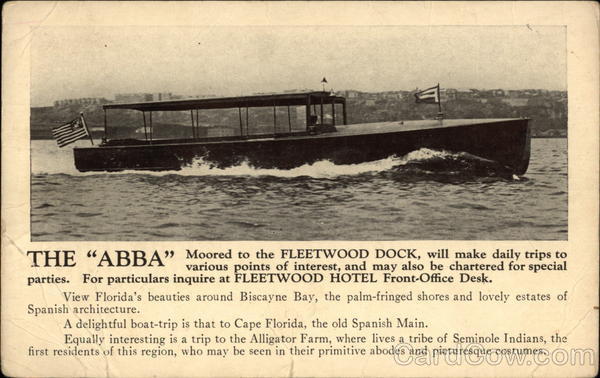 The Abba - Biscayne Bay Miami Florida Boats, Ships