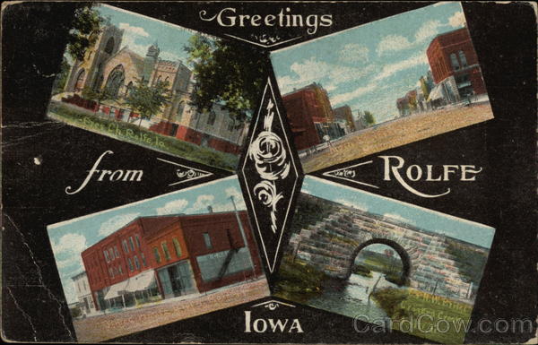 Greetings from Rolfe Iowa