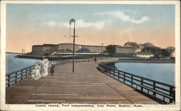 Castle Island, Fort Independence, City Point Boston Massachusetts