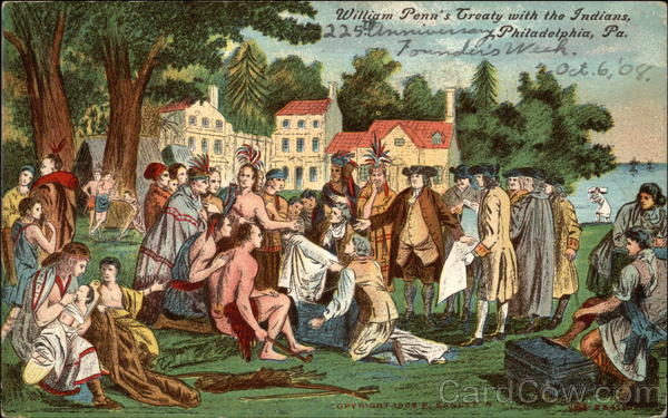 William Penn's Treaty with the Indians Philadelphia Pennsylvania