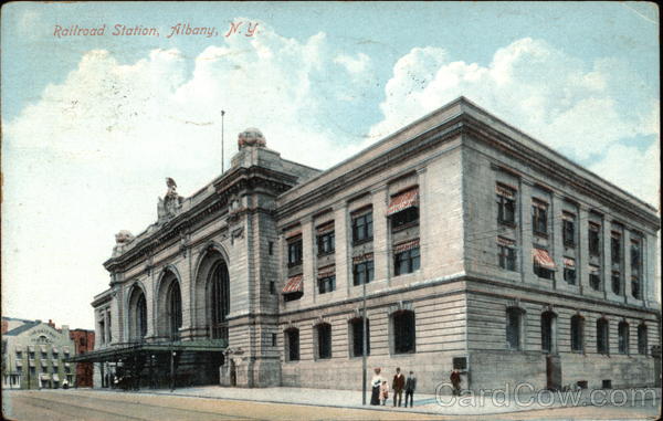 Railroad Station Building Albany New York