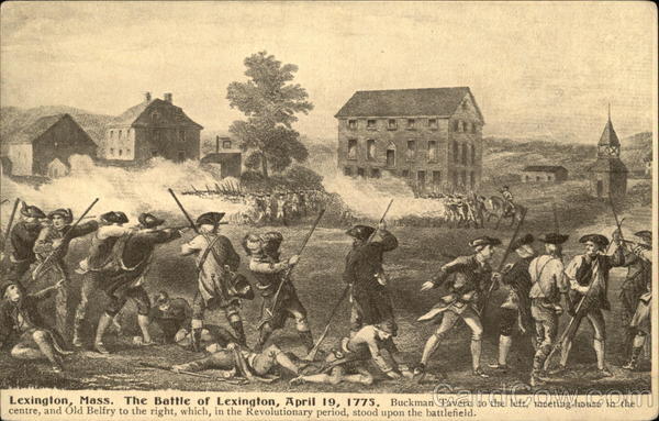 The Battle of Lexington Massachusetts