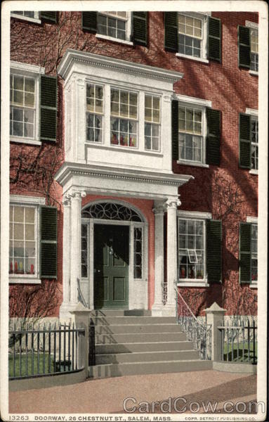 Doorway, 26 Chestnut Street Salem Massachusetts