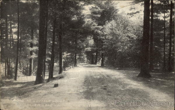 Road to Cottage House - Silver Lake Wilmington Massachusetts