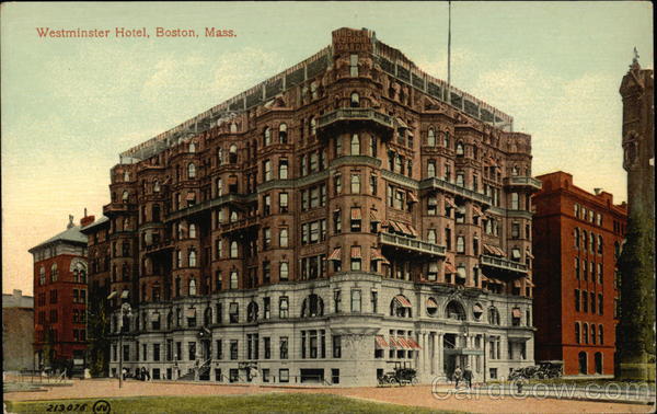 Westminster Hotel Boston Massachusetts