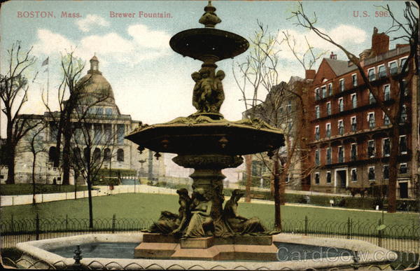 Brewer Fountain Boston Massachusetts