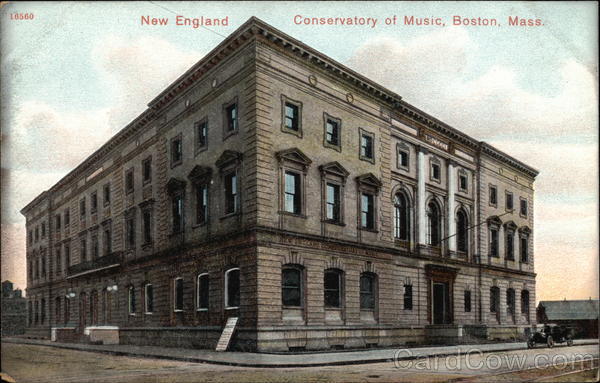 New England Conservancy of Music Boston Massachusetts