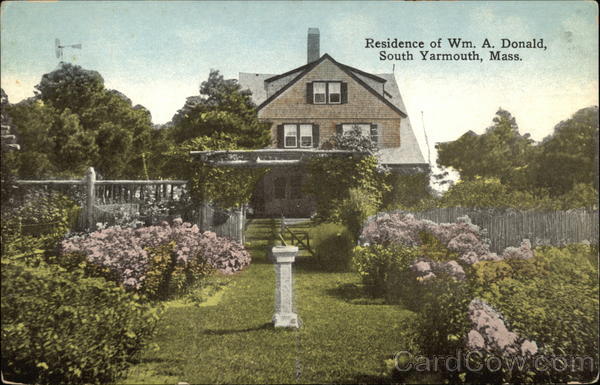 Residence of William A. Donald South Yarmouth Massachusetts