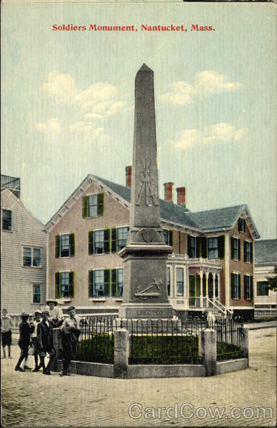 Soldiers Monument Nantucket Massachusetts