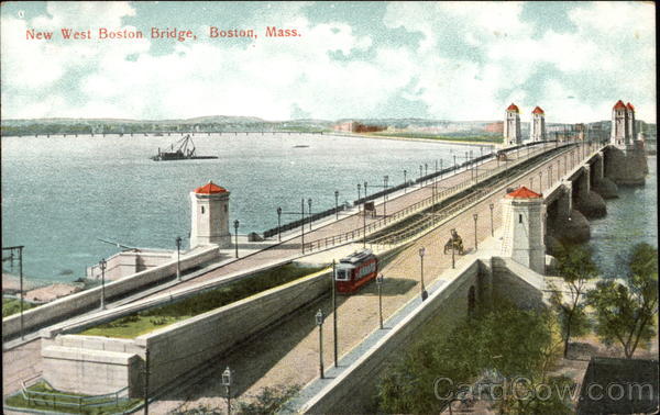 New West Boston Bridge Massachusetts
