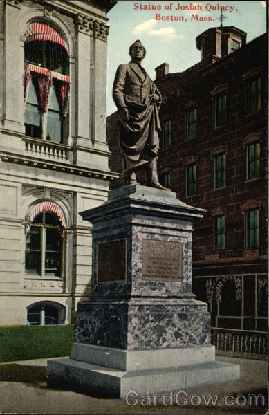 Statue of Josiah Quincy Boston Massachusetts