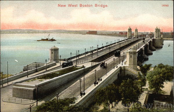 New West Boston Bridge Massachusetts