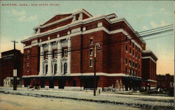 New Opera House Boston Massachusetts