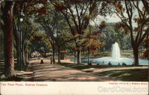 The Frog Pond, Boston Common Massachusetts