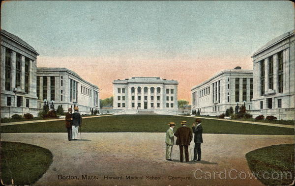 Harvard Medical School, Courtyard Boston Massachusetts
