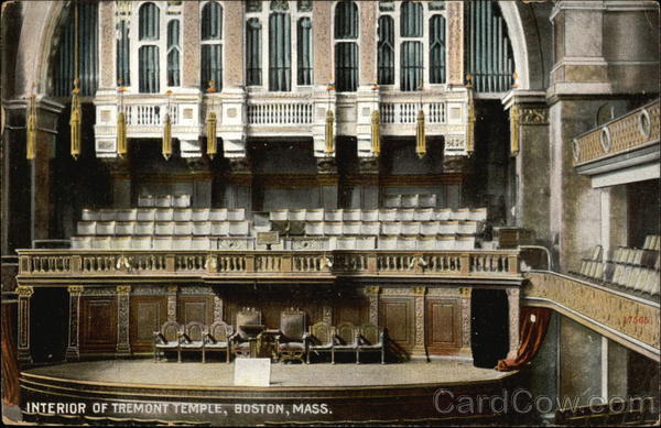 Tremont Temple - Interior Boston Massachusetts