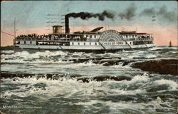 Duchess of York on The Lachine Rapids Postcard