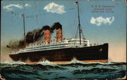 R.M.S. Carmania (Cunard Line) Steamers Postcard Postcard