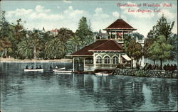 Boathouse at Westlake Park Postcard