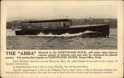 The "Abba" - Biscayne Bay Postcard