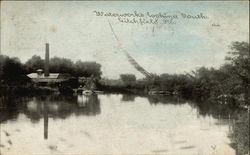 Waterworks Looking South Litchfield, IL Postcard Postcard