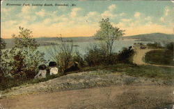 Riverview Park, Looking South Hannibal, MO Postcard Postcard