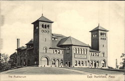 The Auditorium East Northfield, MA Postcard Postcard