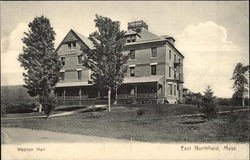 Weston Hall East Northfield, MA Postcard Postcard