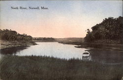 View of North River Norwell, MA Postcard Postcard