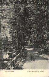 Looking Along Lover's Retreat East Northfield, MA Postcard Postcard