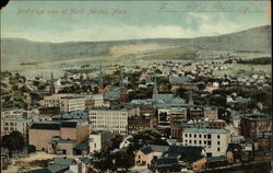 Bird's Eye View of Town Postcard